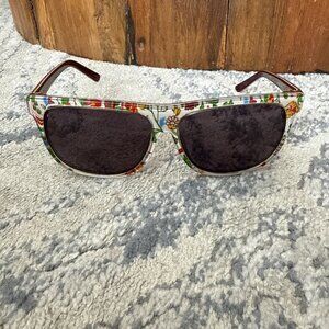 Vintage Hang Loose SABRE Poolside sunglasses Floral Design